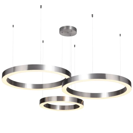 Lampa wisząca CIRCLE 60+60+80 LED nikiel na 1 podsufitce ST-8848-60+60+80 nickel - Step Into Design